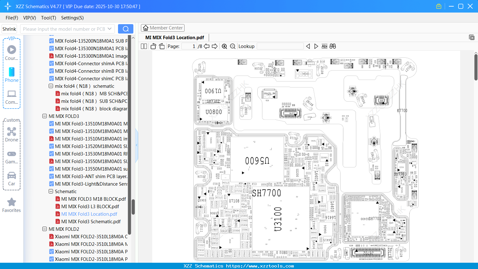Xiaomi MI MIX Fold3 Location